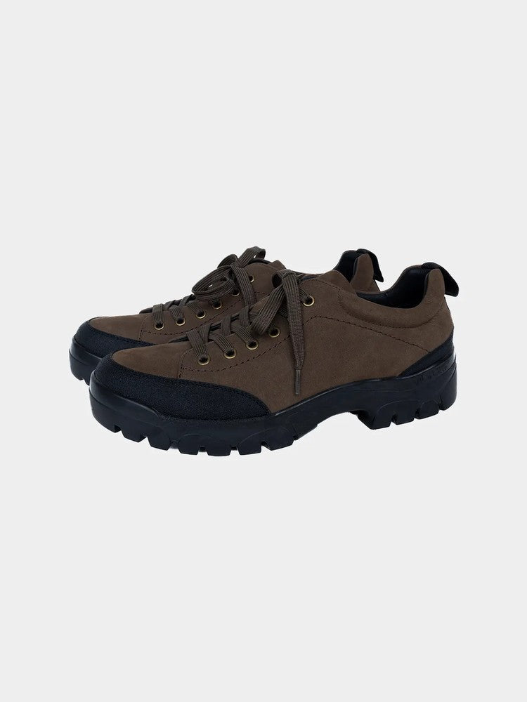 Paper Straight Alpine Hiker Brown — three-quarter view, pair, alternate angle