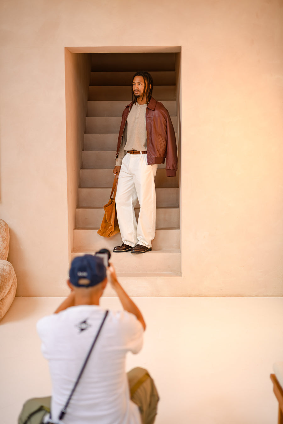 Behind the scenes of the Paper Straight A/W 26 shoot