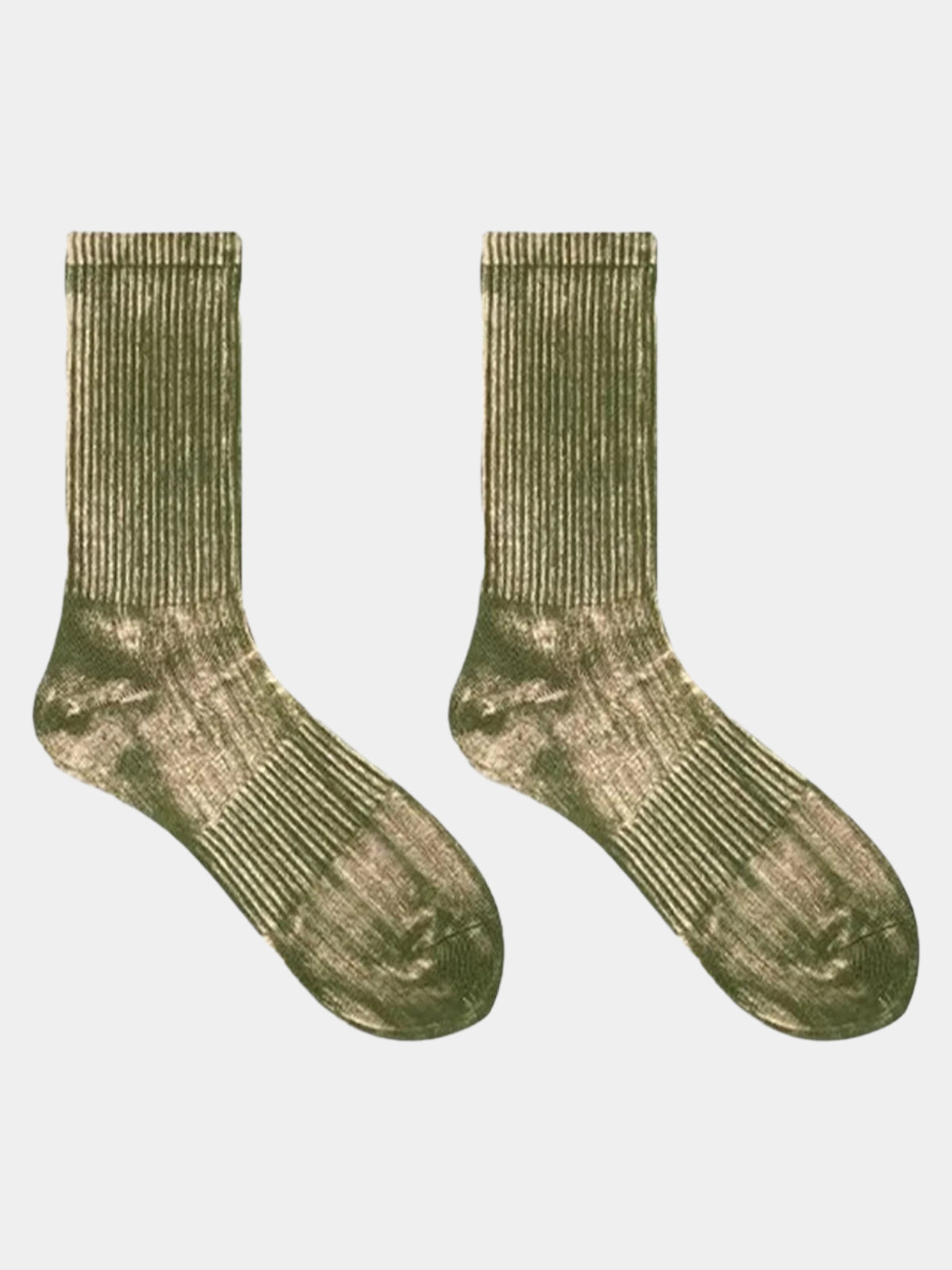 Paper Straight Tie-dyed Socks