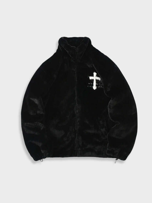 Paper Straight Cross Down Jacket