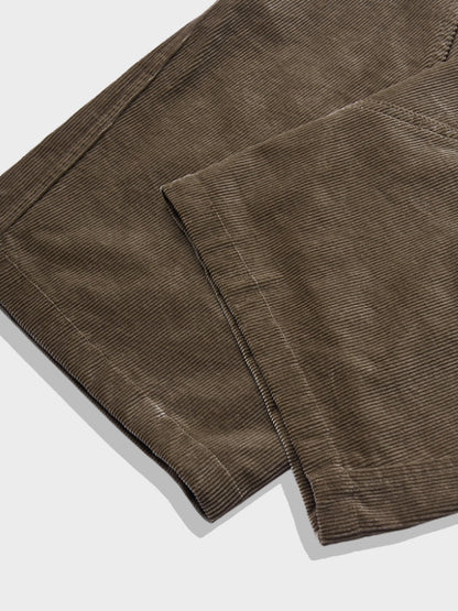 Paper Straight Loose Fit Corduroy Trousers