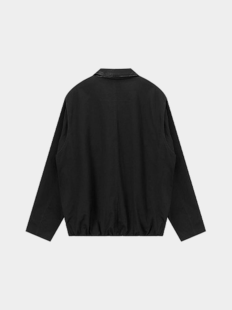 Wharf Jacket in Black, back
