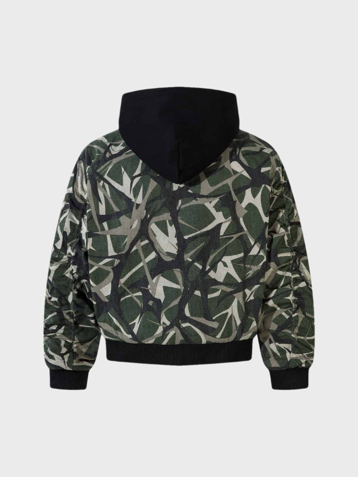 Paper Straight Camouflage Multi Pocket Tracksuit