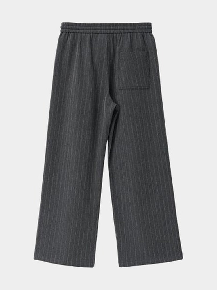 Paper Straight Holt Trouser charcoal — back