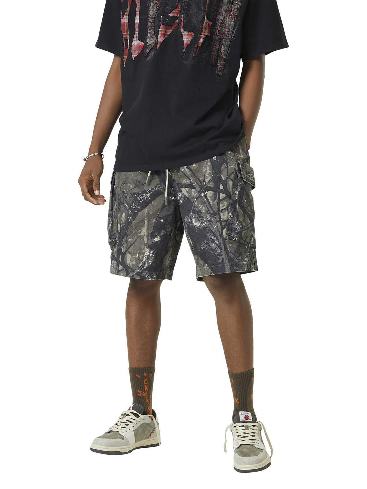 Paper Straight Urban Camo Shorts