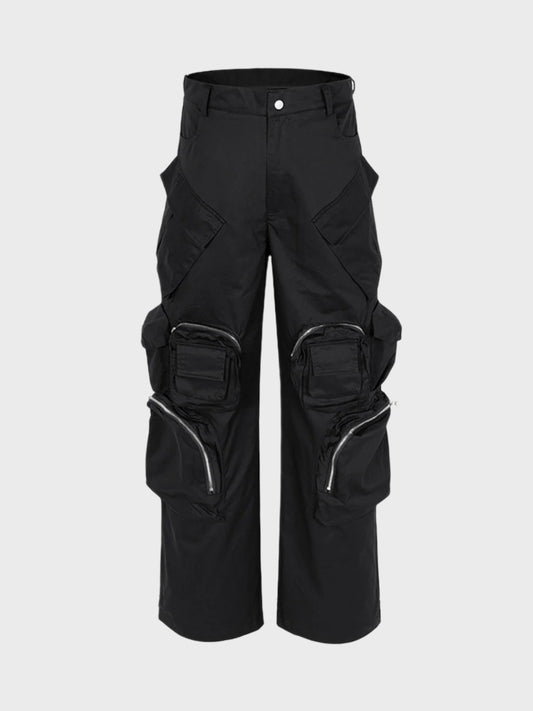 Paper Straight Workwear Multi Black Pants