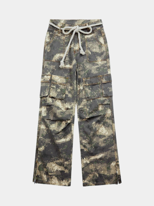 Paper Straight Camo Jeans