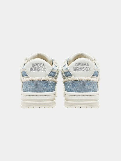 Paper Straight Baby blue Dunk Sneakers