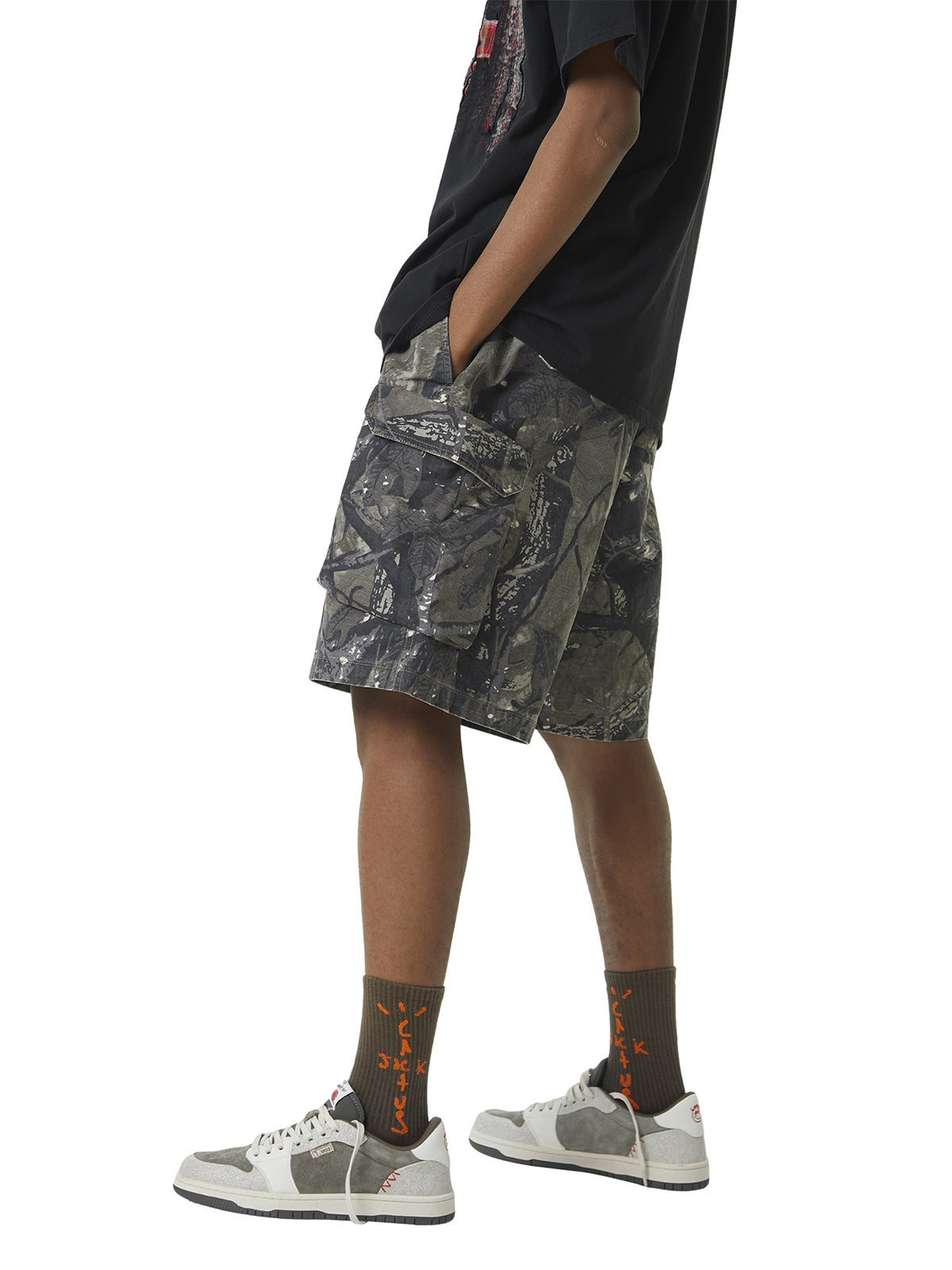 Paper Straight Urban Camo Shorts