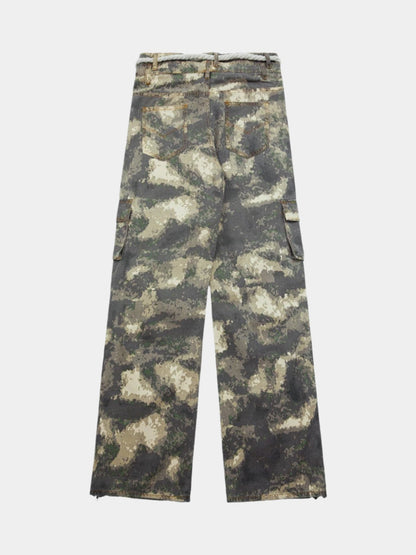 Paper Straight Camo Jeans