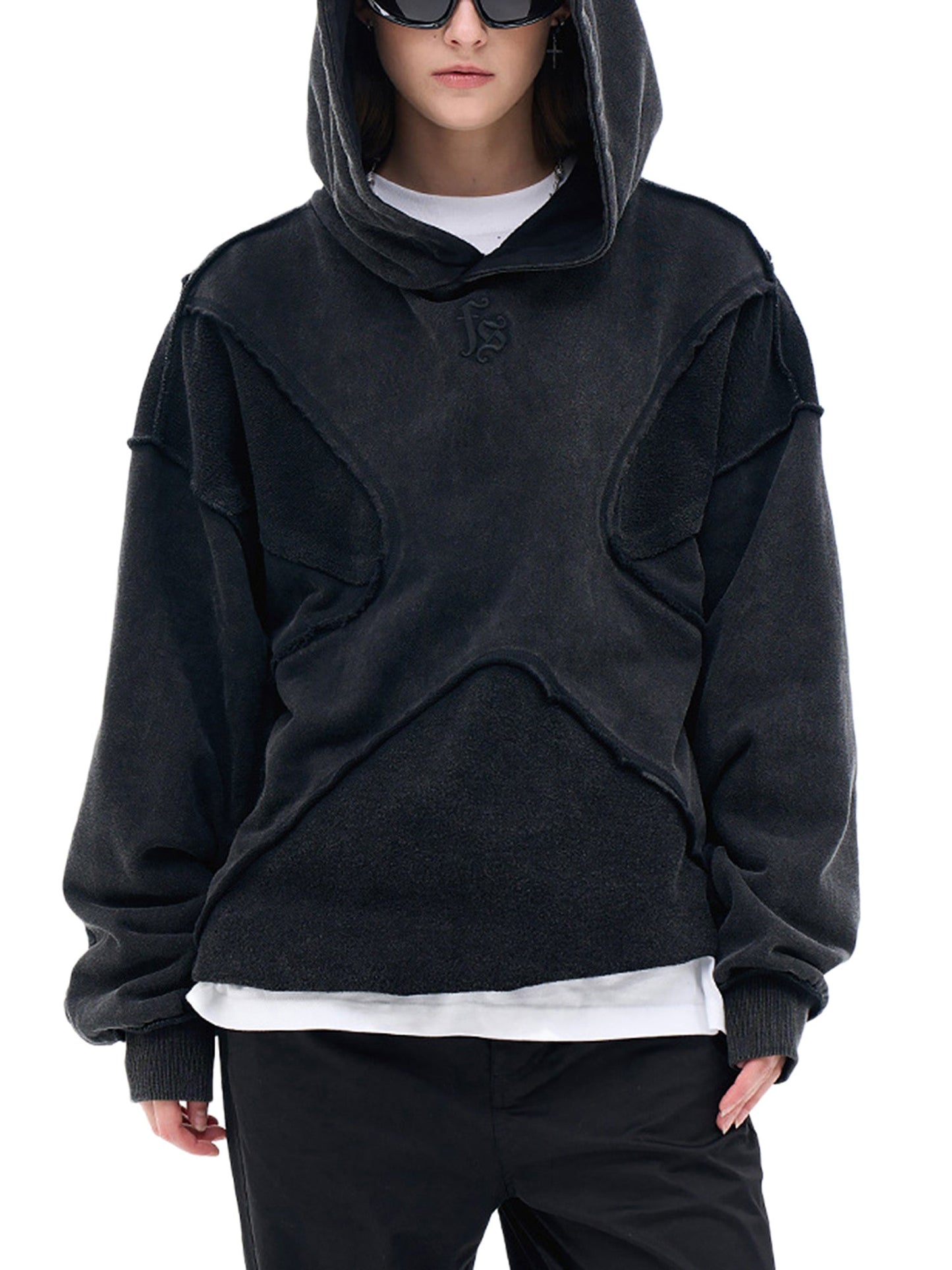 Paper Straight Washed Stitch Hoodie