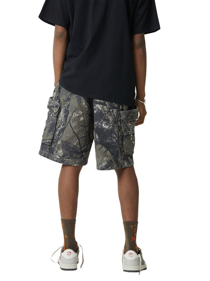 Paper Straight Urban Camo Shorts