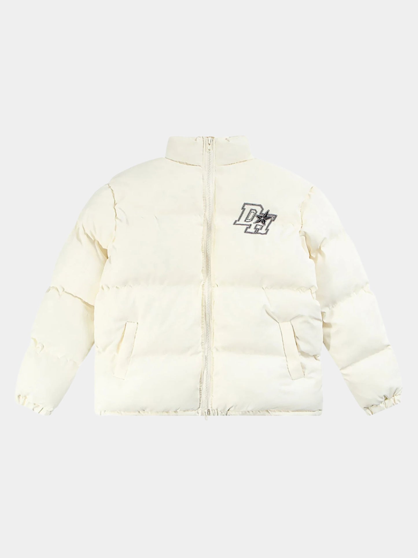 Paper Straight Print Down Jacket