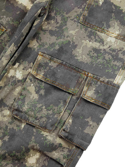 Paper Straight Camo Jeans