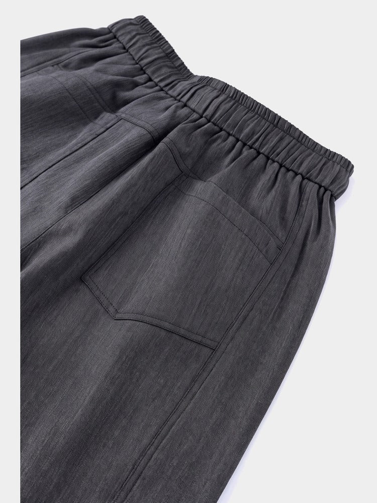 Marram Trouser in Charcoal, pocket detail