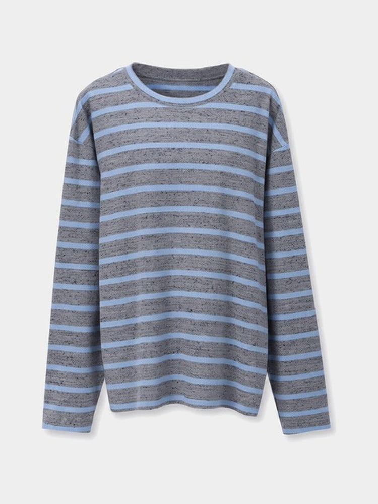 Quay Long Sleeve in Grey Blue, front