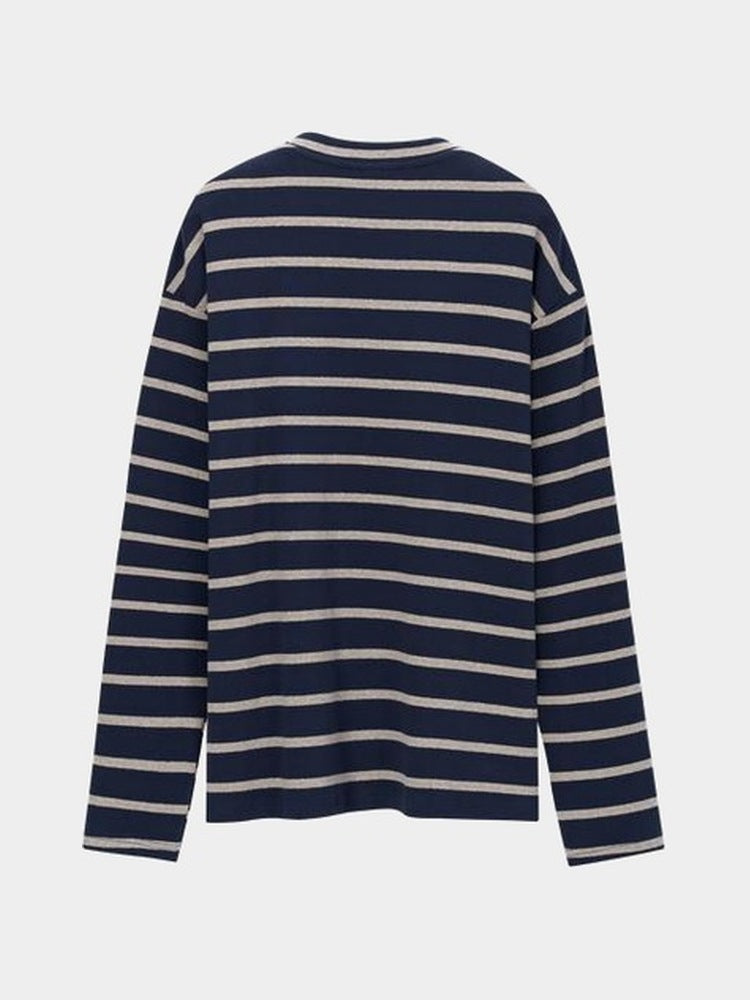 Quay Long Sleeve in Navy, back